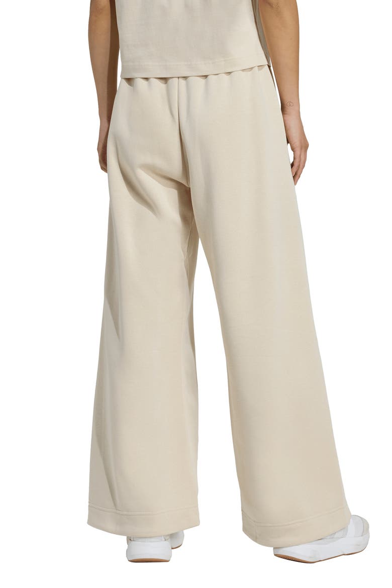 All Season Fleece Wide Leg Pants, Alternate, color, CRYSTAL LINEN