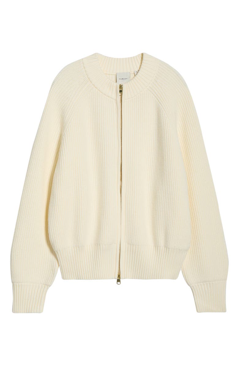 Varley Milo Knit Jacket, Alternate, color, Egret
