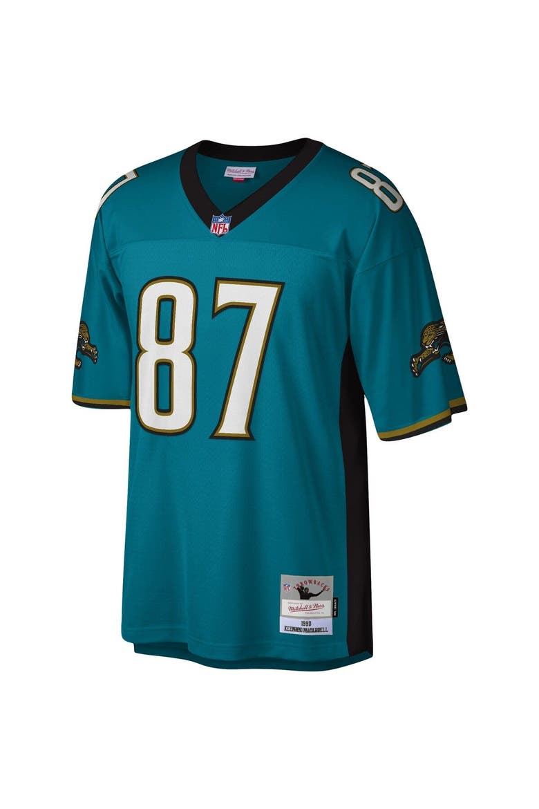 Men's Mitchell & Ness Keenan McCardell Teal Jacksonville Jaguars Legacy Replica Jersey, Alternate, color, Teal