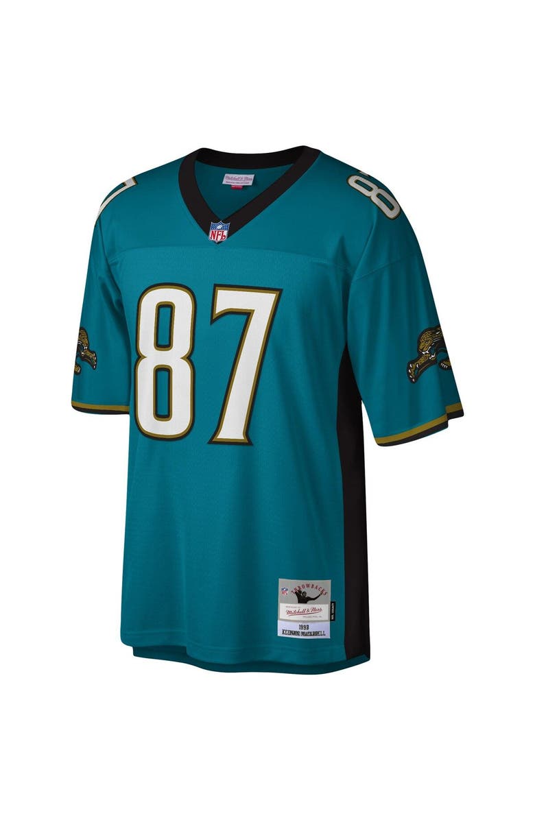 Mitchell & Ness Men's Mitchell & Ness Keenan McCardell Teal Jacksonville Jaguars Legacy Replica Jersey, Alternate, color, Teal