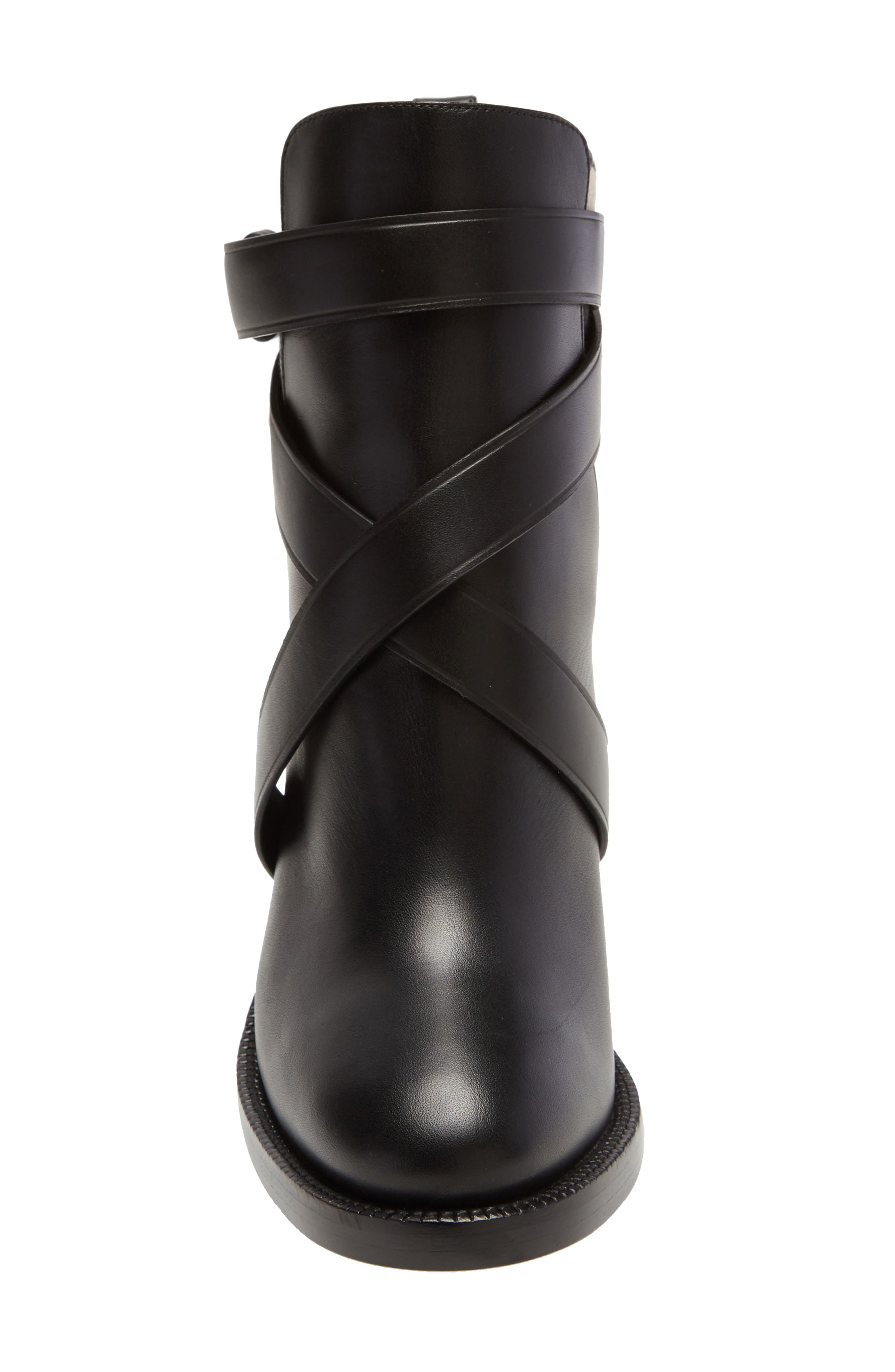 Burberry Pryle Check Block Heel Bootie, Alternate, color, 