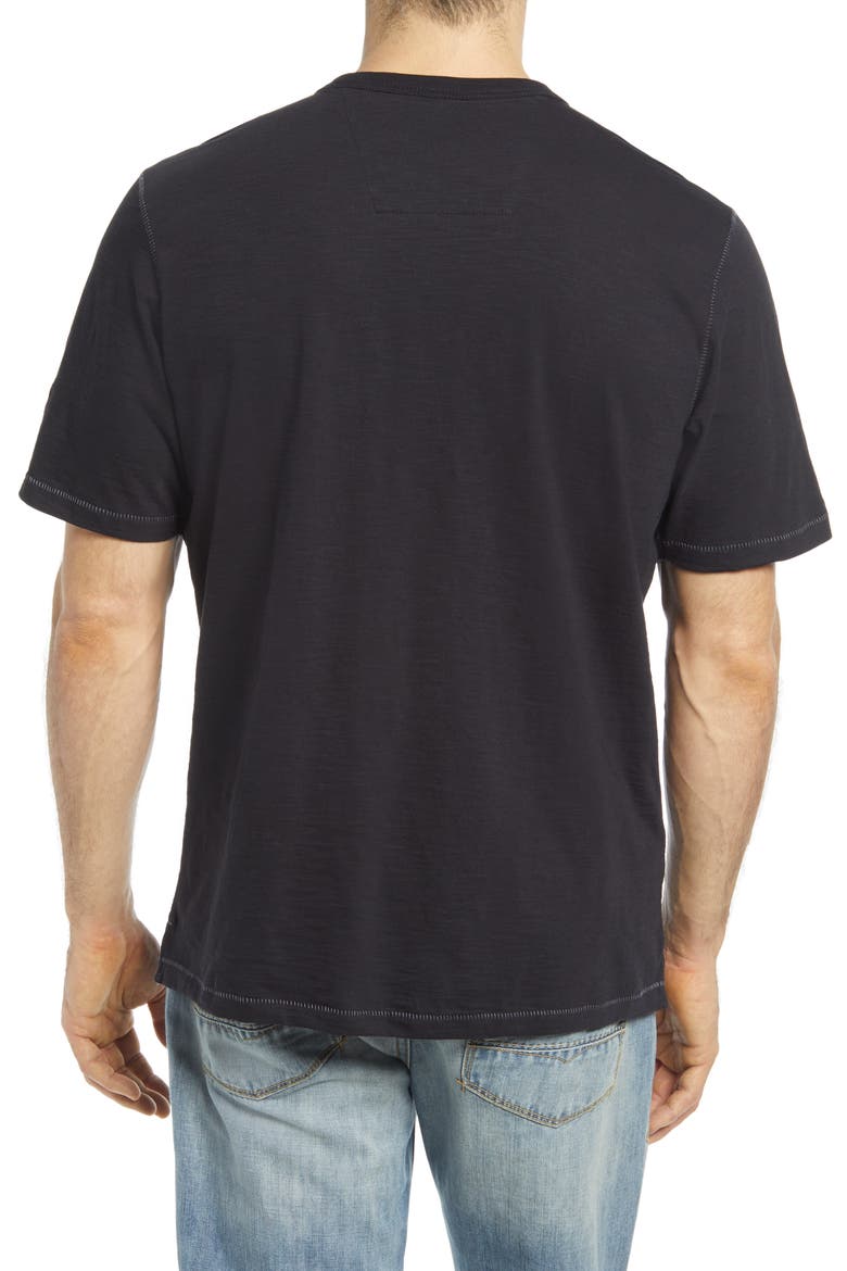 Bali Beach Crewneck T-Shirt, Alternate, color, BLACK
