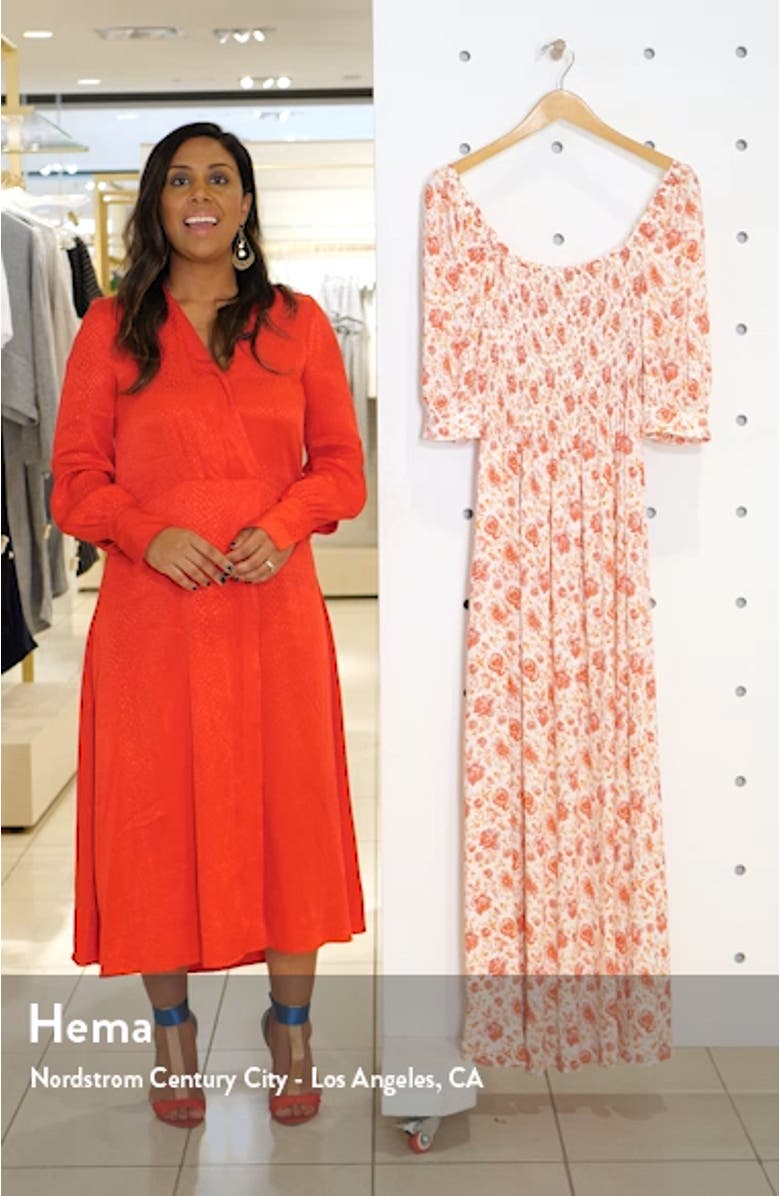 Smocked Maxi Dress, sales video thumbnail