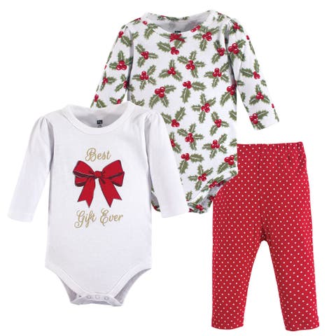 Cotton Bodysuit and Pant Set