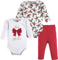 Hudson Baby Cotton Bodysuit and Pant Set