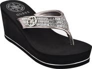 GUESS Sarraly Eva Platform Flip Flop