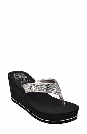 GUESS Sarraly Eva Platform Flip Flop