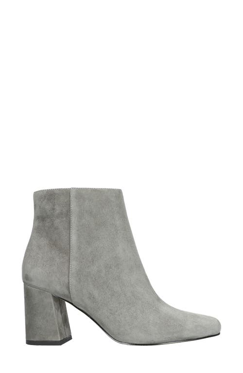 Bella Vita Wilma Womens Block Heel Ankle Boots In Gray