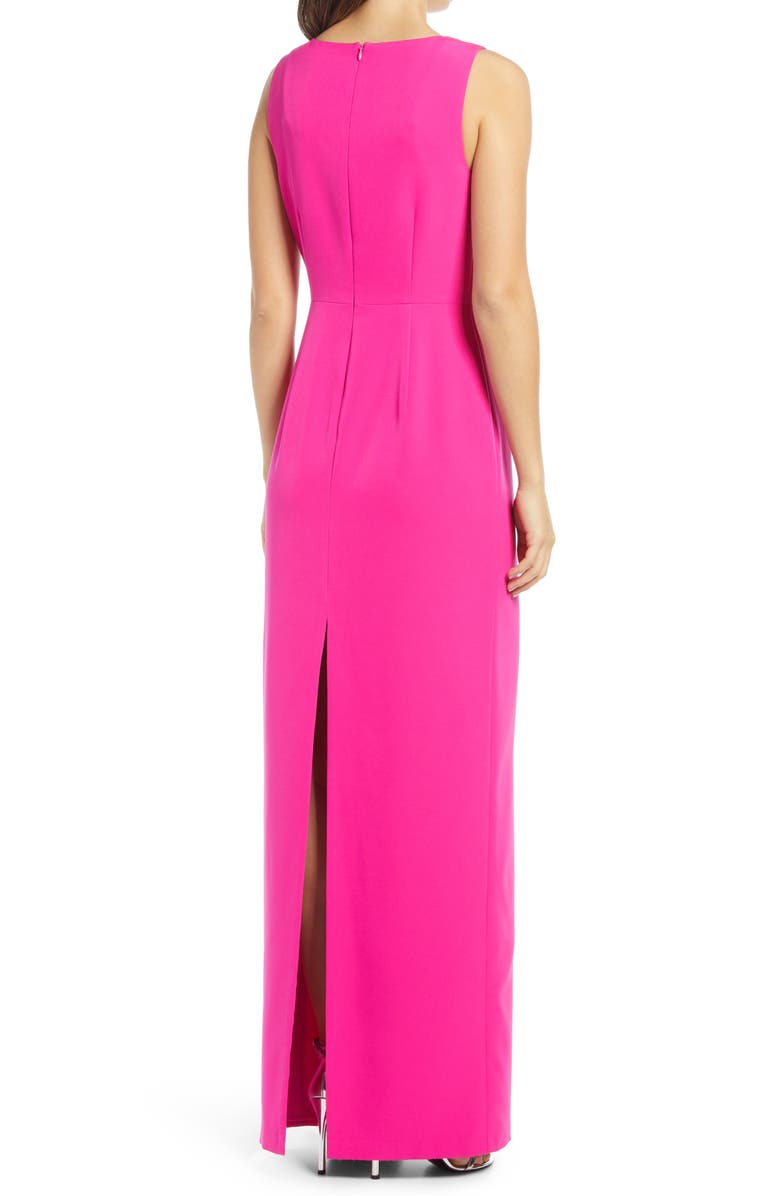 Vince Camuto Sleeveless V-Neck Gown, Alternate, color, 
