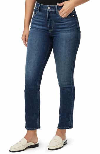 PAIGE Straight Leg Ankle Jeans