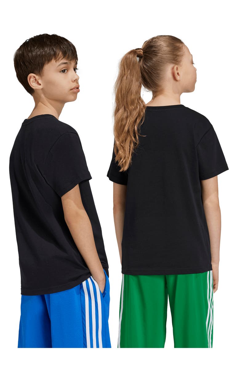 adidas Kids' Trefoil Cotton Graphic T-Shirt, Alternate, color, 