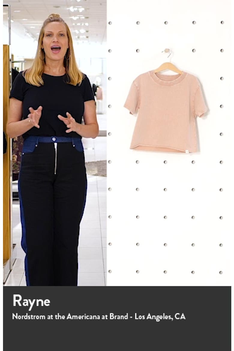 Kids' Washed Crop T-Shirt video