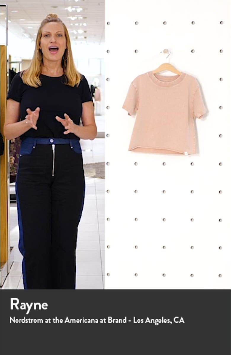 Kids' Washed Crop T-Shirt, sales video thumbnail