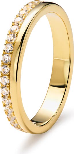 Gold Band Ring - Celine Double