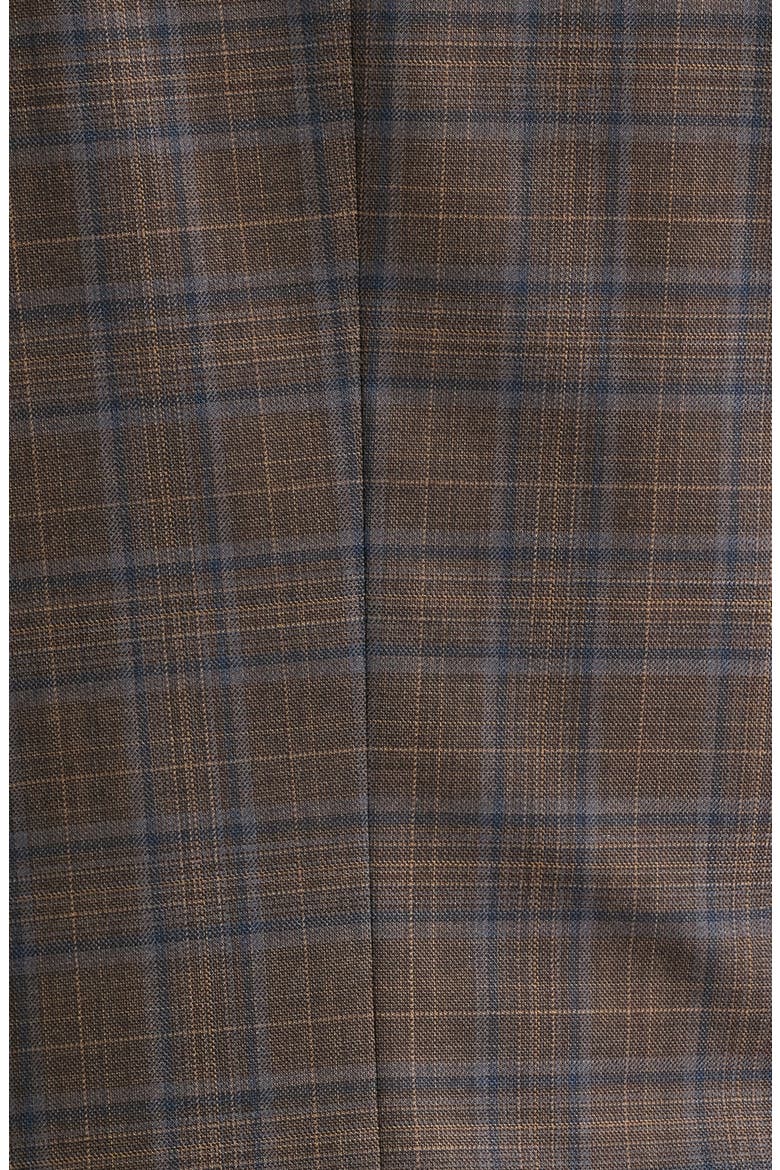 Hutson Plaid Wool Blend Sport Coat, Alternate, color, BROWN