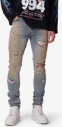 mnml Slashed Skinny Denim Jeans