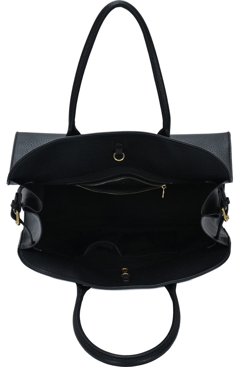 Miztique Top Handle Satchel Bag, Alternate, color, Black