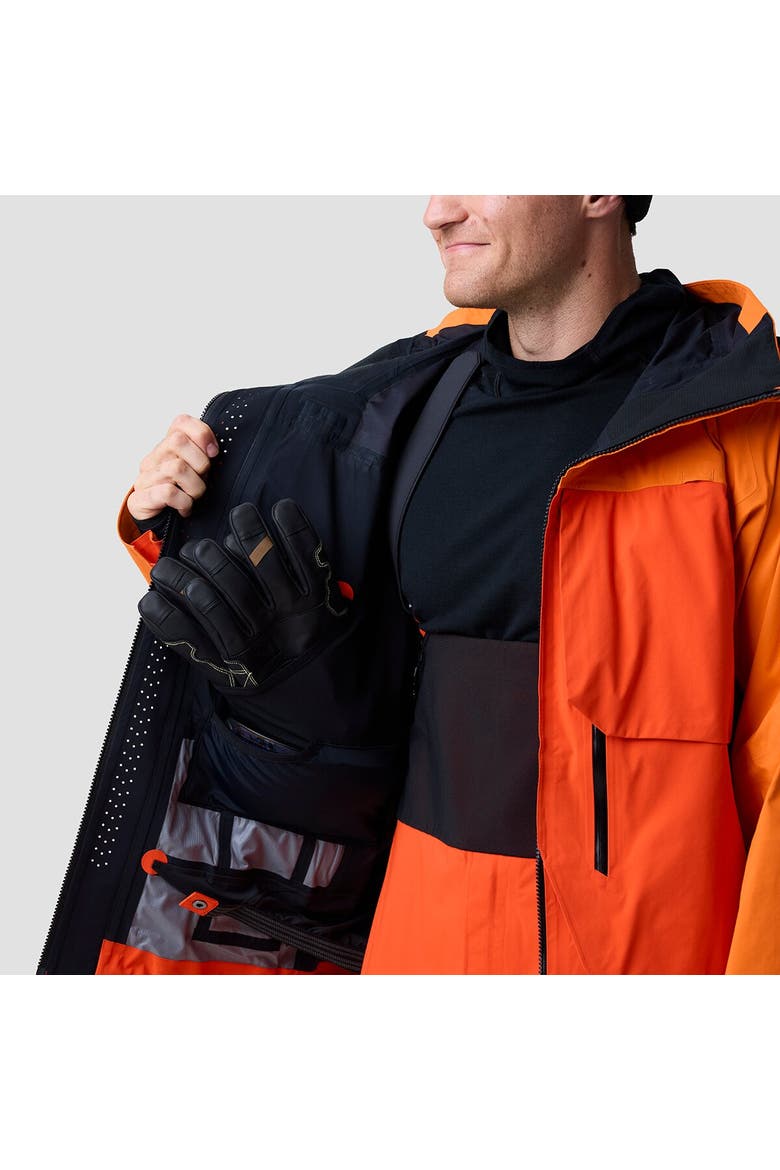Bga Cottonwoods Xpore Lt Jacket G2 - Men's, Alternate, color, Route Red/Boundary Orange