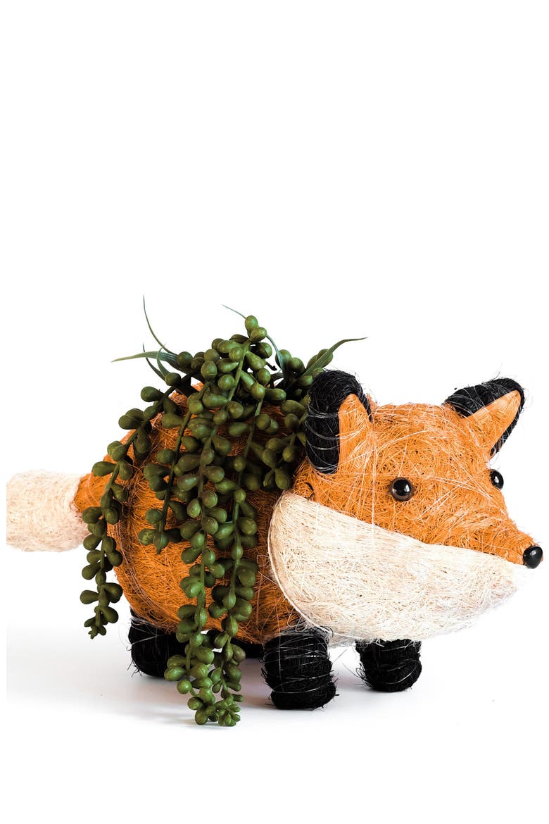 Woodland Animal Coco Coir Planters, Alternate, color, Orange