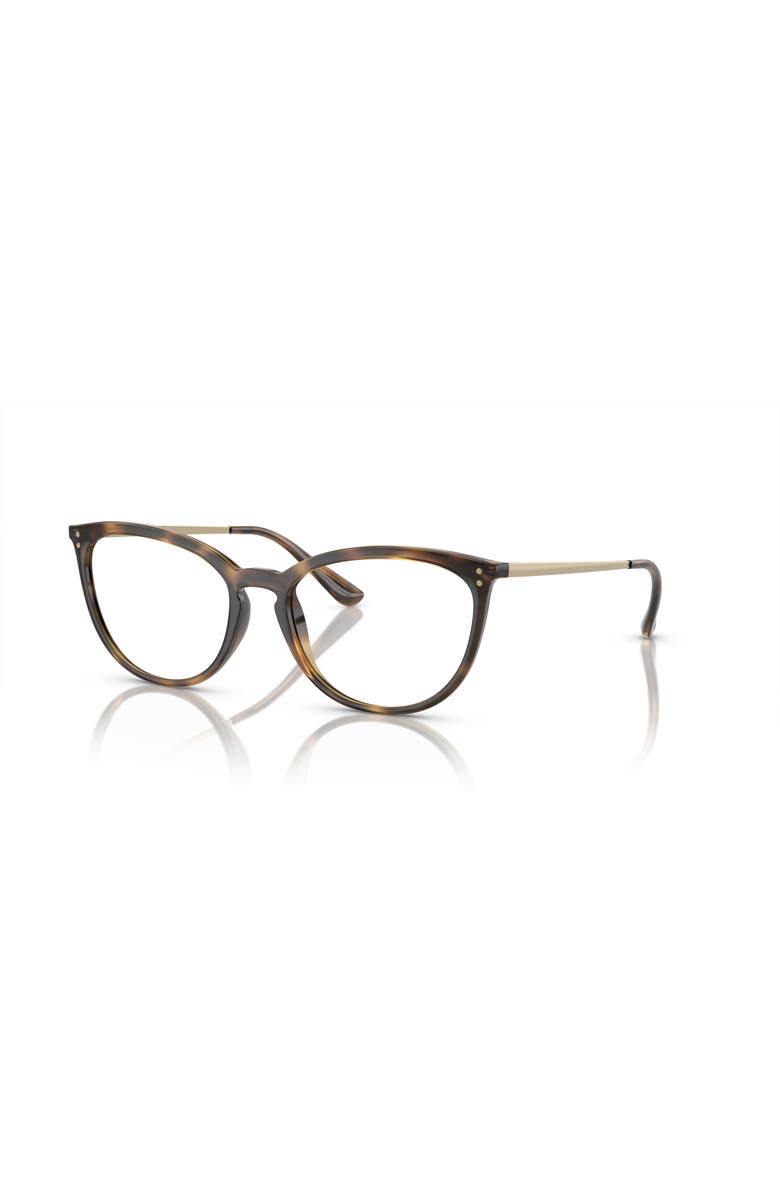 Vogue Eyewear 53mm Cat Eye optical glasses, Main, color, Brown
