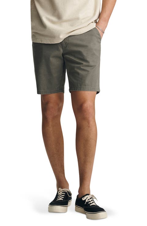 Noah Flat Front Stretch Twill Shorts
