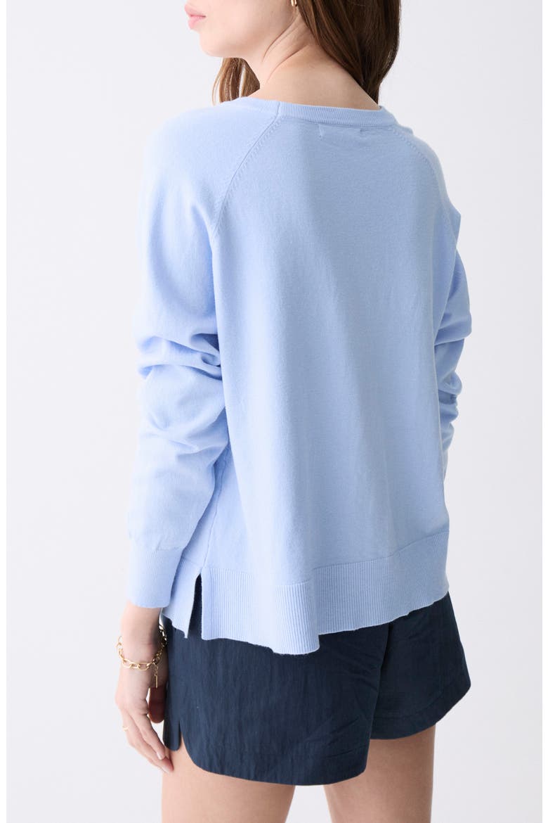Lorriane Crewneck Sweater, Alternate, color, LIGHT BLUE