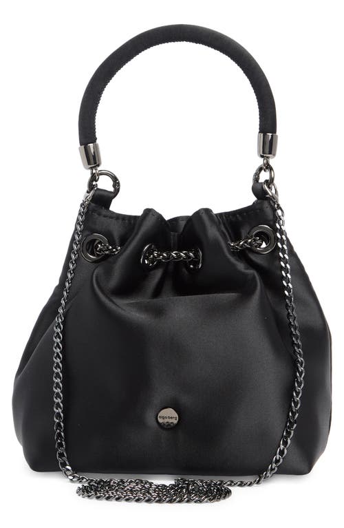 Olga Berg Amanda Satin Bucket Bag