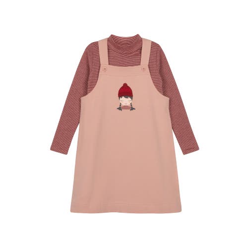 Ely's & Co. French Terry Autumn Kids Collection In Pink