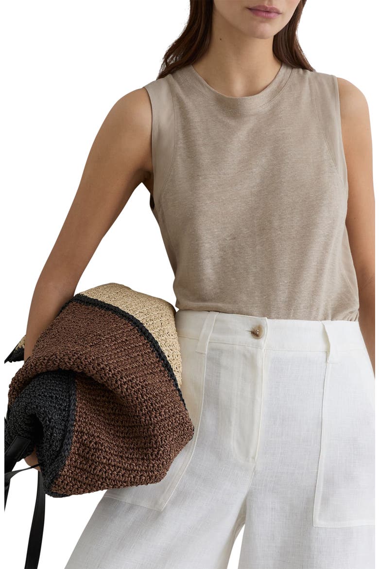 Amy Linen Tank, Alternate, color, STONE NEUTRAL