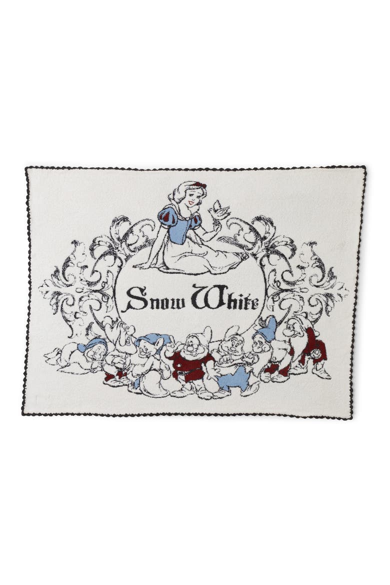 X Disney CozyChic® Snow White Throw Blanket, Alternate, color, CREAM MULTI