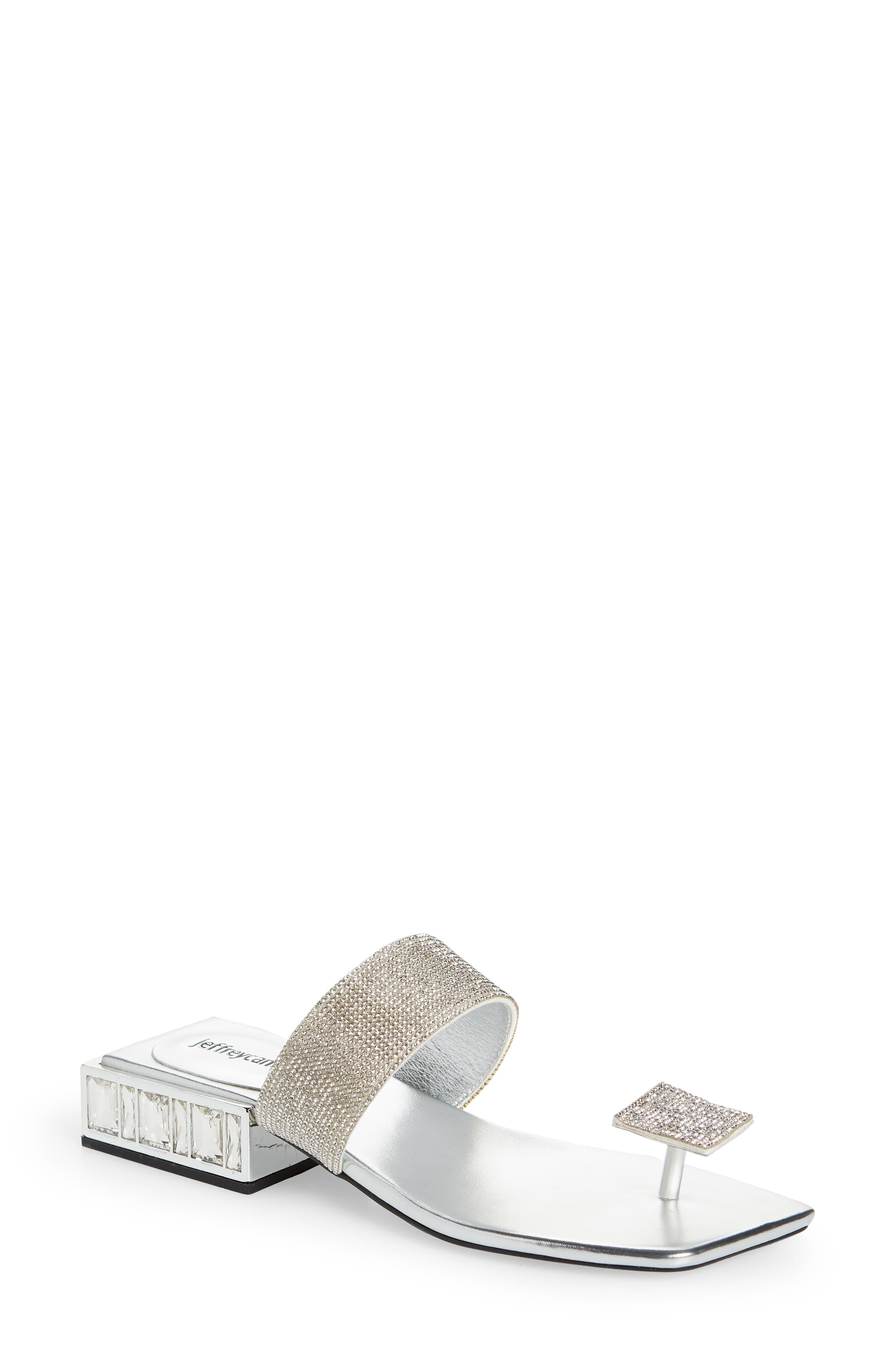 Alise Embellished Sandal, Main, color, SILVER