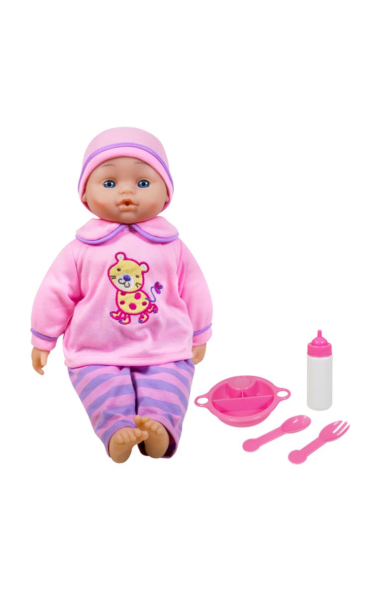 Lissi 16 Inch Soft Baby Doll w/ Feeding Accessories, Main, color, Multicolored