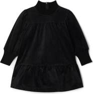 Charlotte & George Textured Velvet A-Line Dress