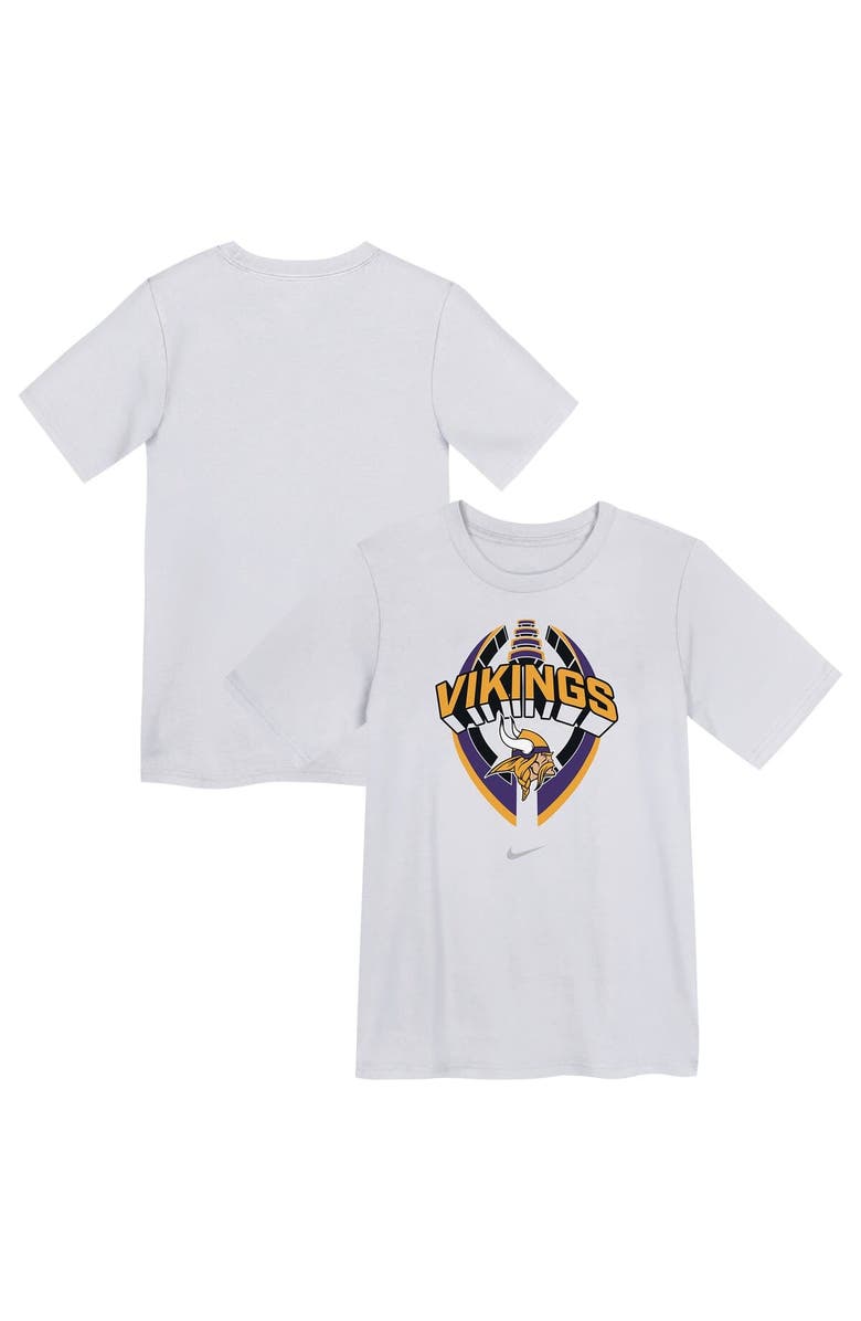 Nike Preschool Nike White Minnesota Vikings Icon Legend Performance T-Shirt, Main, color, White