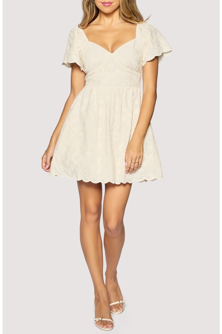 Springtime Charm Minidress, Main, color, CREAM