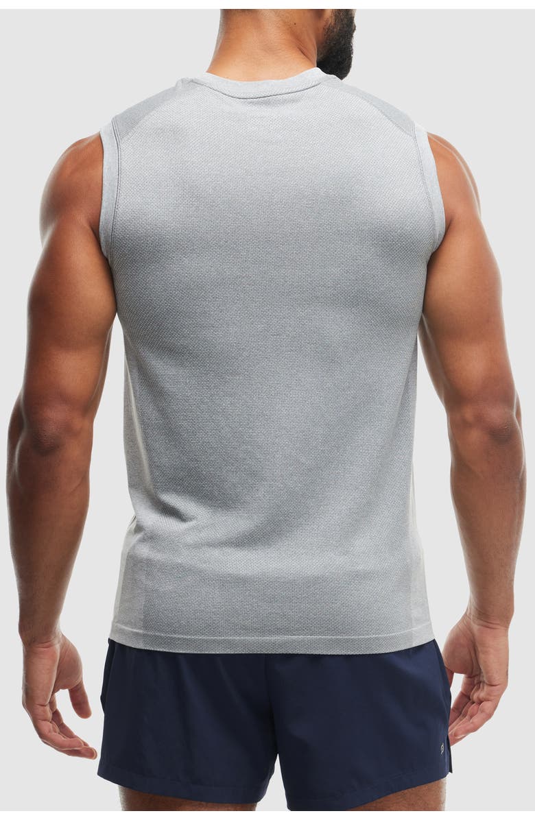 Peloton Seamless Muscle Tank, Alternate, color, Light Heather Grey