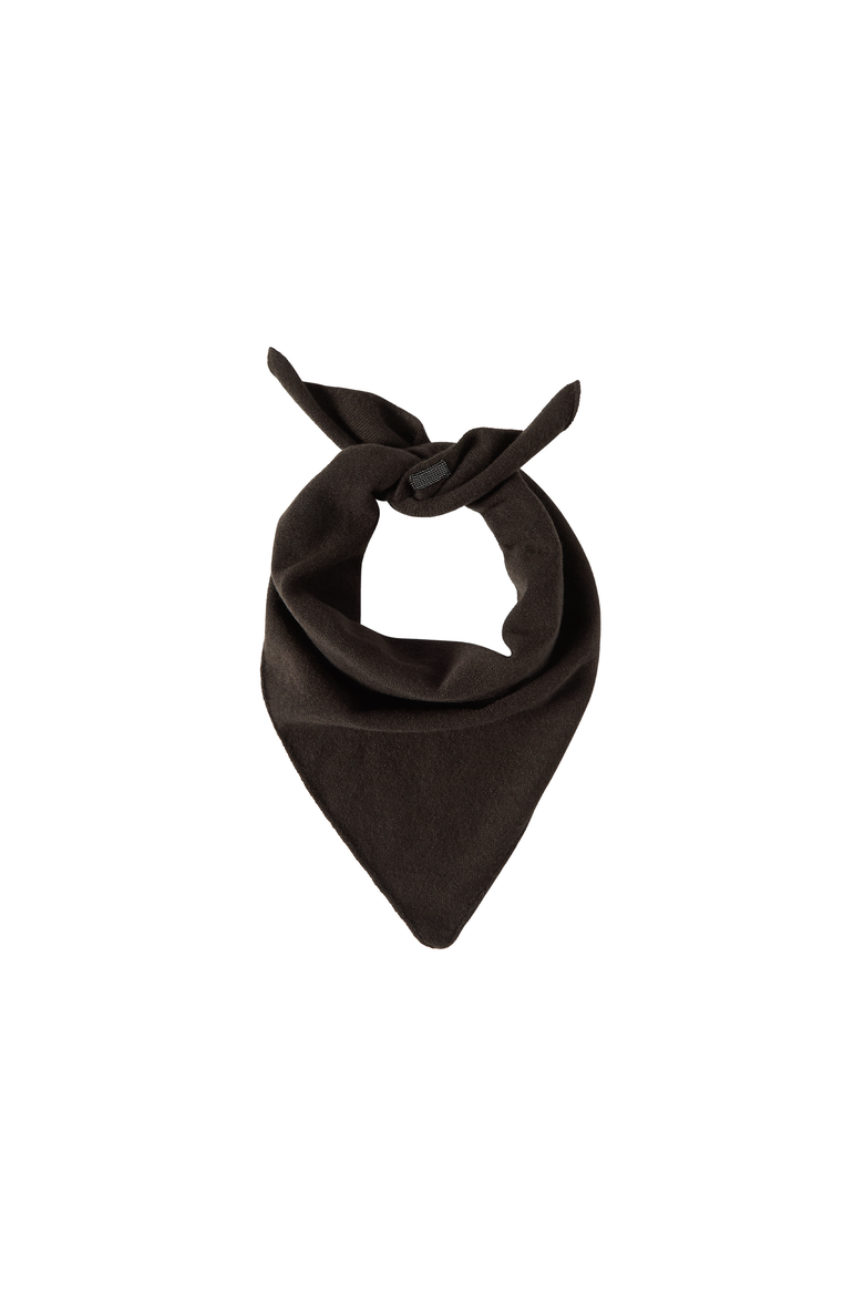 Cashmere foulard with monili, Alternate, color, Coffee