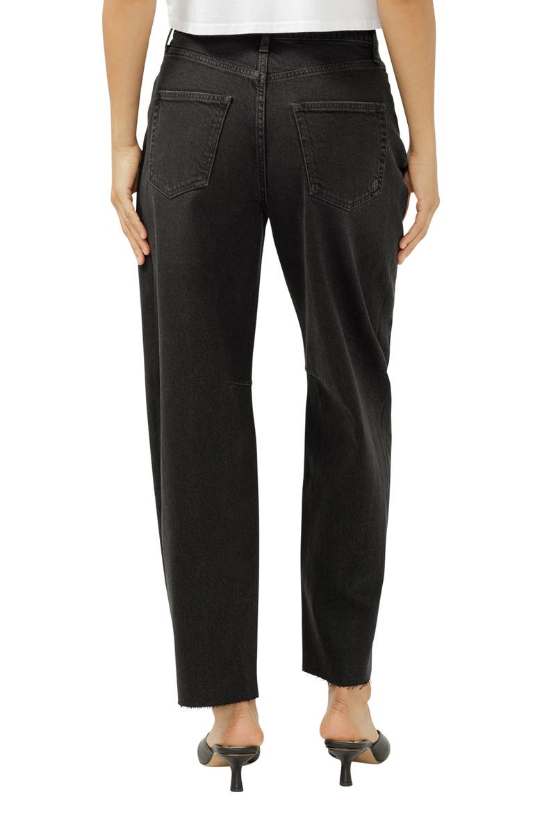 High Waist Slim Barrel Jeans, Alternate, color, MARION