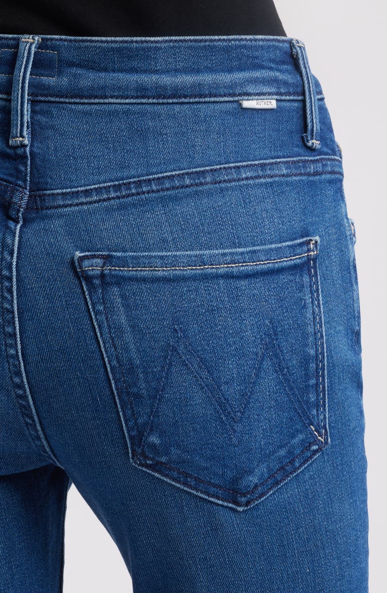 MOTHER The Insider High Waist Fray Hem Crop Bootcut Jeans, Alternate, color, Whatever You Want