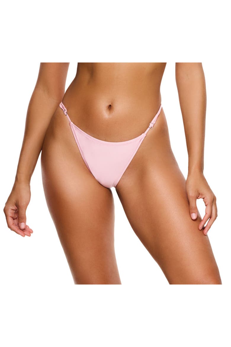 Satin Royale Adjustable Bikini Bottom Swimsuit, Alternate, color, Light-Pink