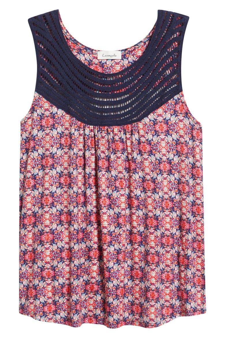 Swing Tank Top, Alternate, color, FUCHSIA MULTI