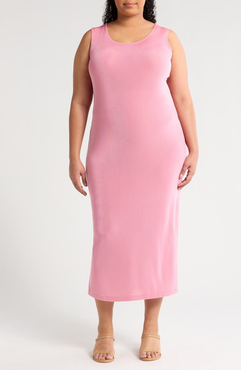 Vikki Vi Sleeveless Stretch Knit Maxi Tank Dress, Main, color, 