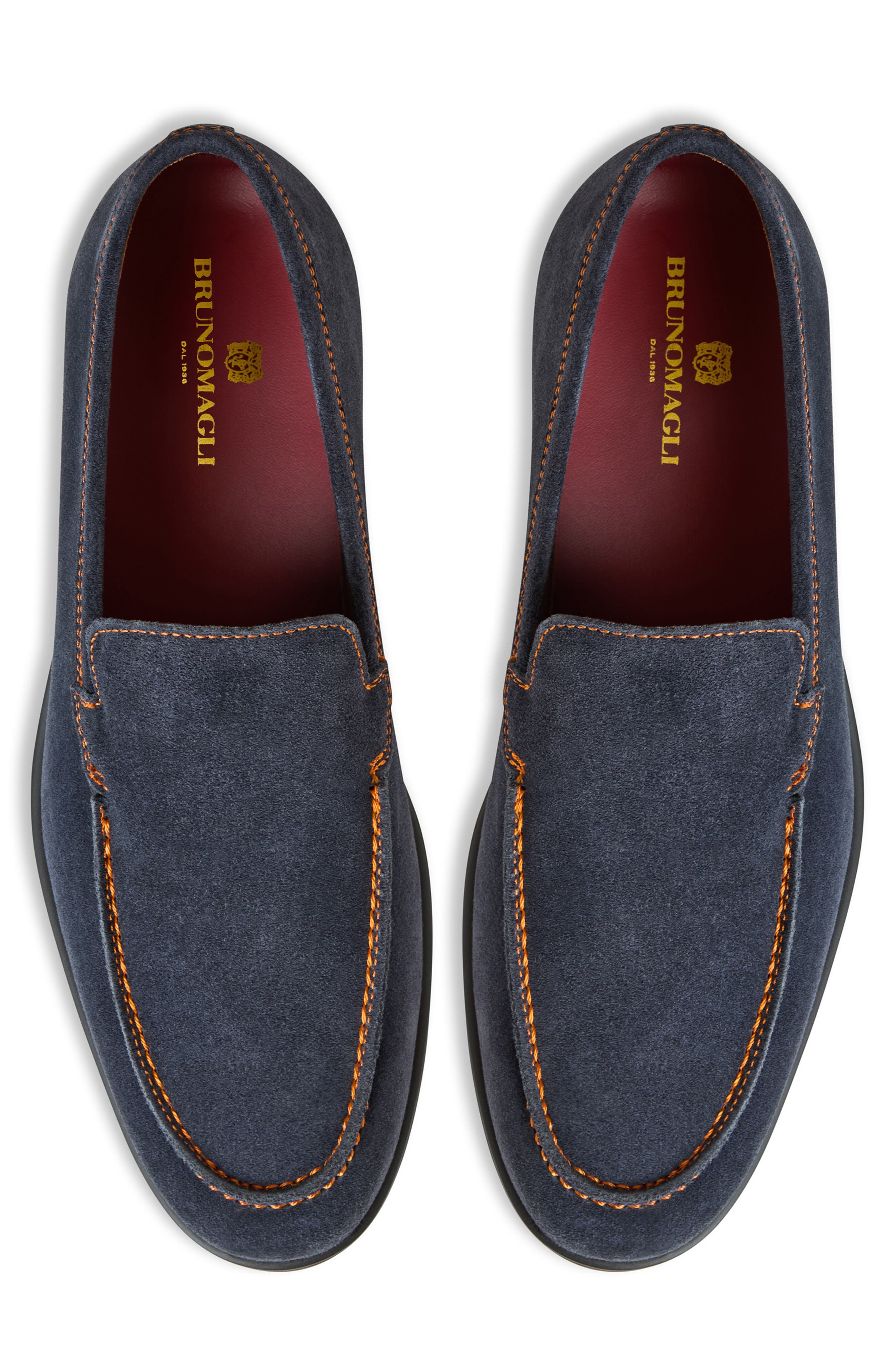 Fiore Suede Loafer, Alternate, color, NAVY SUEDE