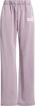 THE MAYFAIR GROUP You Deserve Flowers French Terry Graphic Sweatpants