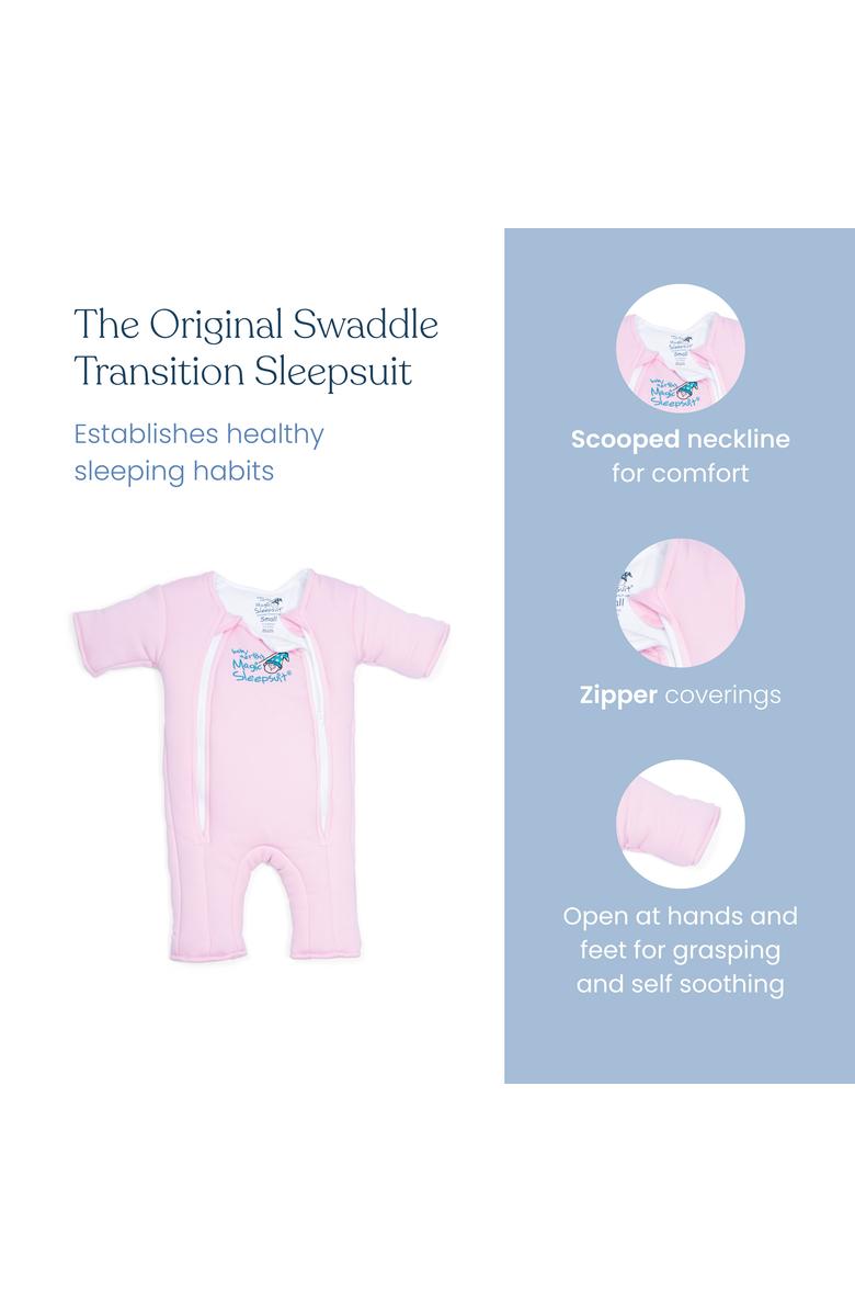 HALO 100% Cotton Magic Sleepsuit, Alternate, color, Sage Green