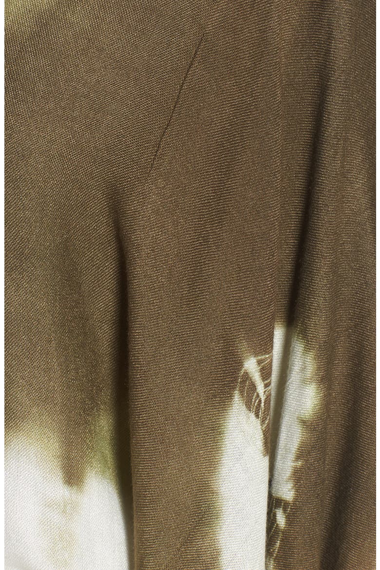 Spellbound Tie Dye Kimono Duster, Alternate, color, KHAKI