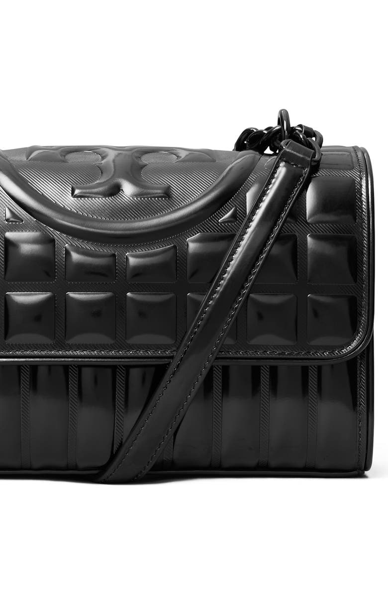 Tory Burch Fleming Metallic Convertible Shoulder Bag, Alternate, color,