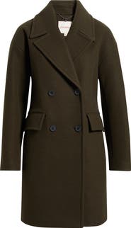 Lucky Brand Boxy Double Breasted Coat