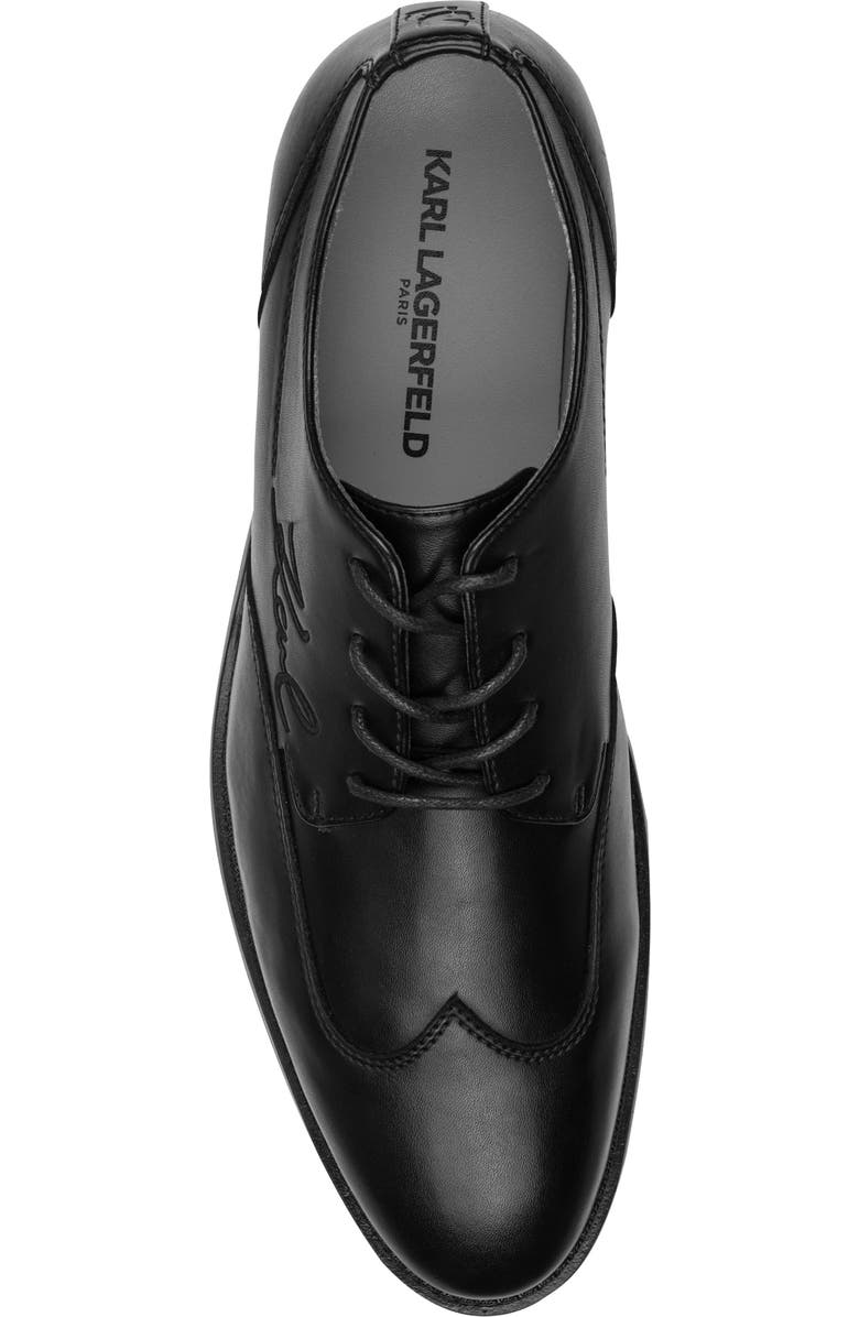 KARL LAGERFELD PARIS Frdo Wingtip Oxford, Alternate, color, Black