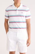Brooks Brothers Stripe Slim Fit Piqué Polo